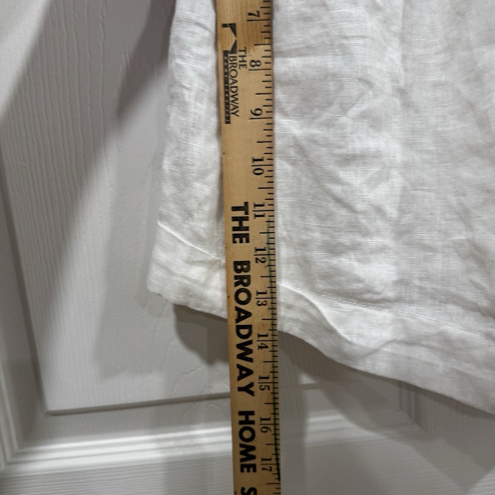 Women's Cleobella Shorts White Linen Size Small S Paper Bag - Picture 8 of 8